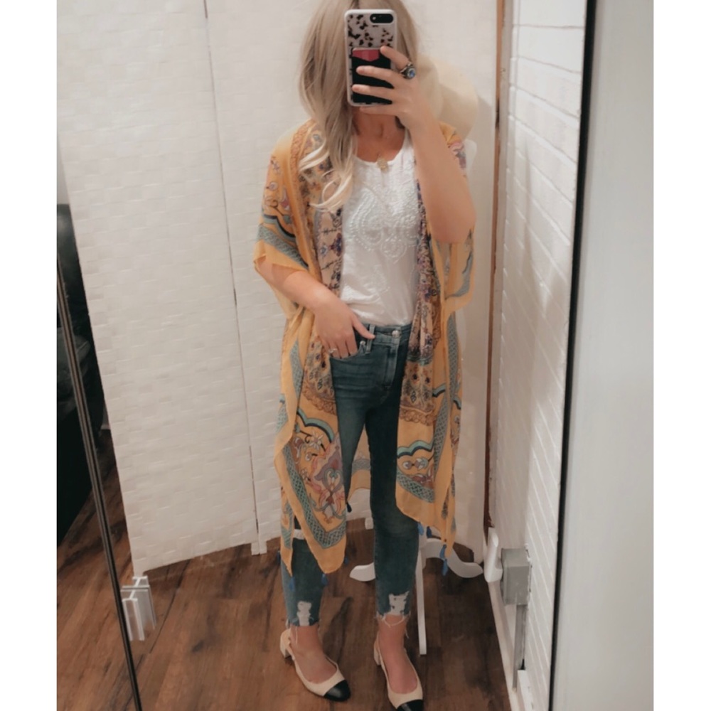 WOVEN HEART boho kimono